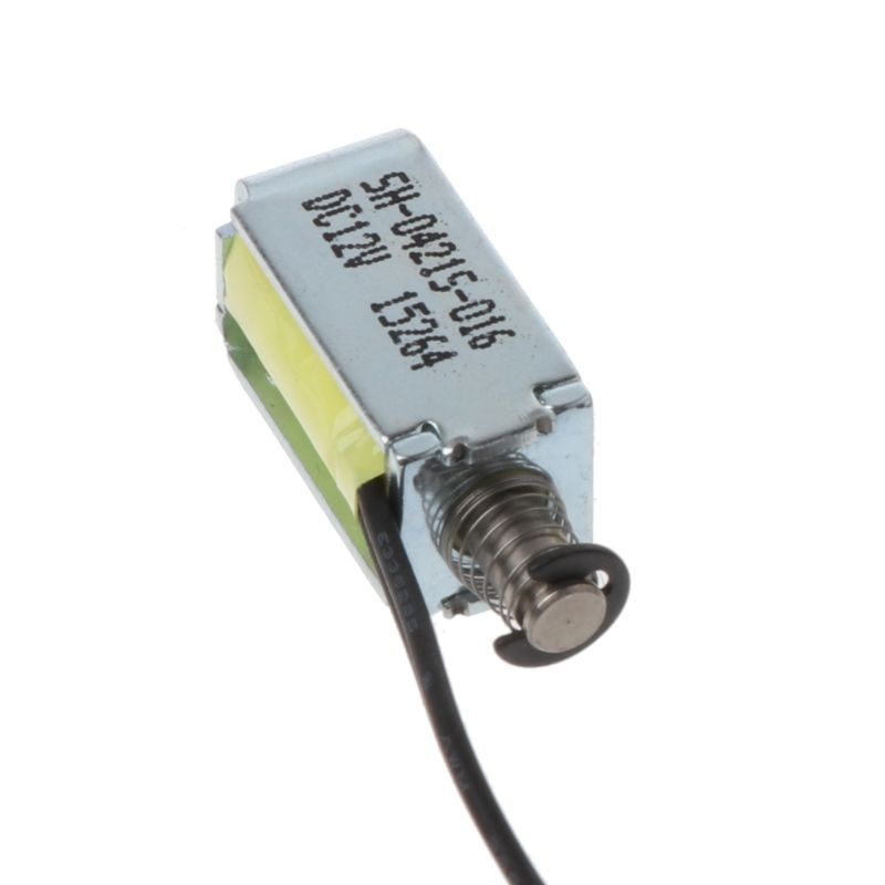 Micro Mini válvula solenoide, electroimán de marco abierto DC 12V, imán de empuje-tirar 77UC