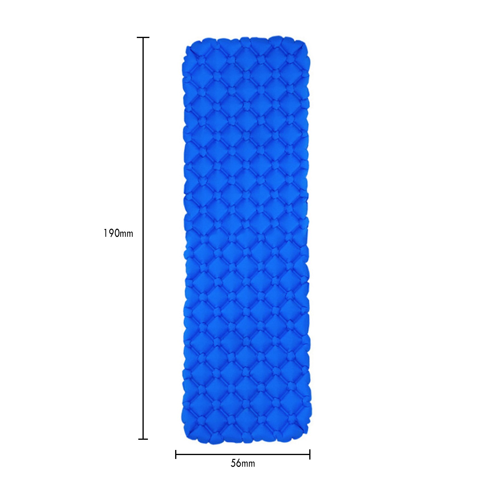 Camping Sleeping Pad, Inflatable Sleep Mat, for Backpacking, Travel, Hiking: Lake Blue	