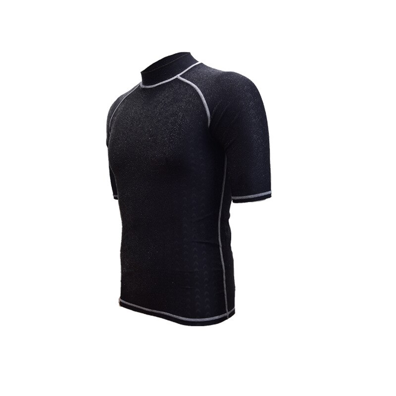 Classic Quick Dry Uomini Maniche Corte Costumi Da Bagno Dei Vestiti di Protezione Del Sole Della Camicia Degli Uomini Si Adatta Alle Immersioni di Snorkeling Surf Costumi Da Bagno