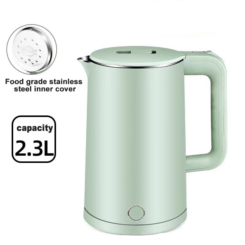 Smart Knop Automatische Power-Off Ketel Anti-Droge Verwarming Isolatie 2.3L Waterkoker Roestvrij Staal Water Huishouden Ketel
