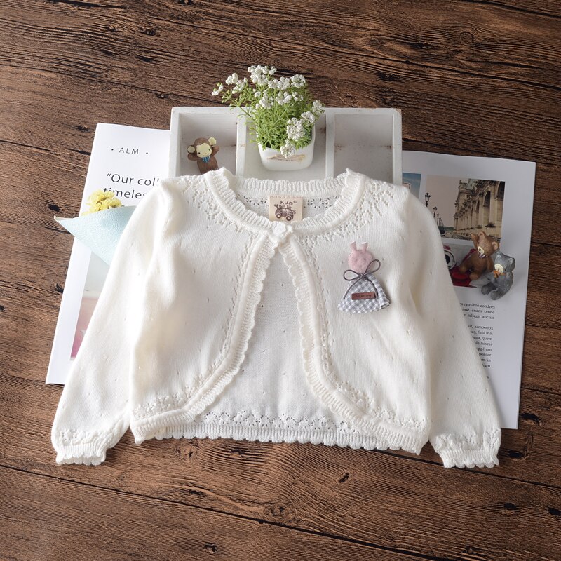 Meisjes Vest Trui Jas 100 Katoen Meisjes Bovenkleding Voor 1 2 4 6 8 Jaar Oude Kinderen Kleren RKC195082