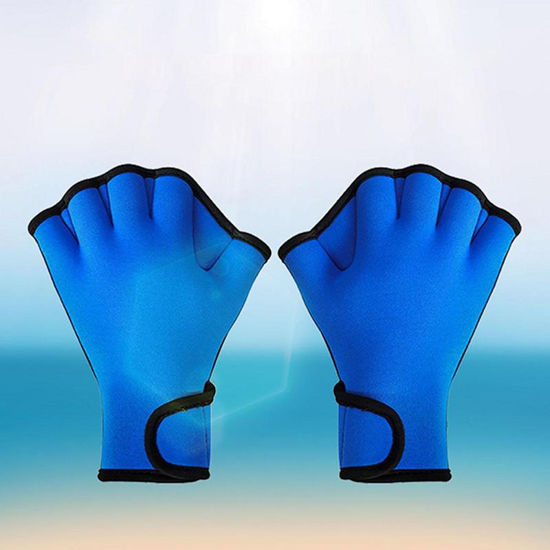 Webbed Gloves For Swimming Aquatic Gloves For Helping Upper Body Resistant Water Aerobics And Swimming Resistant Training Gloves