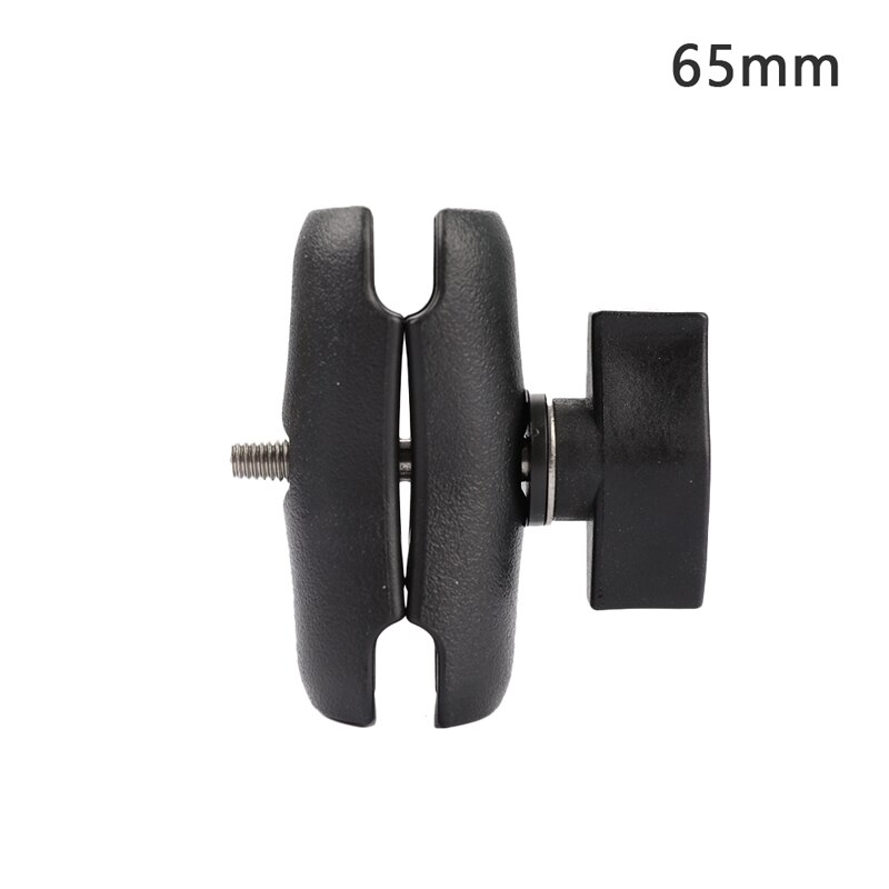 Double Socket Arm with 1 inch Ball Base Mount Motorcycle Camera Extension: A