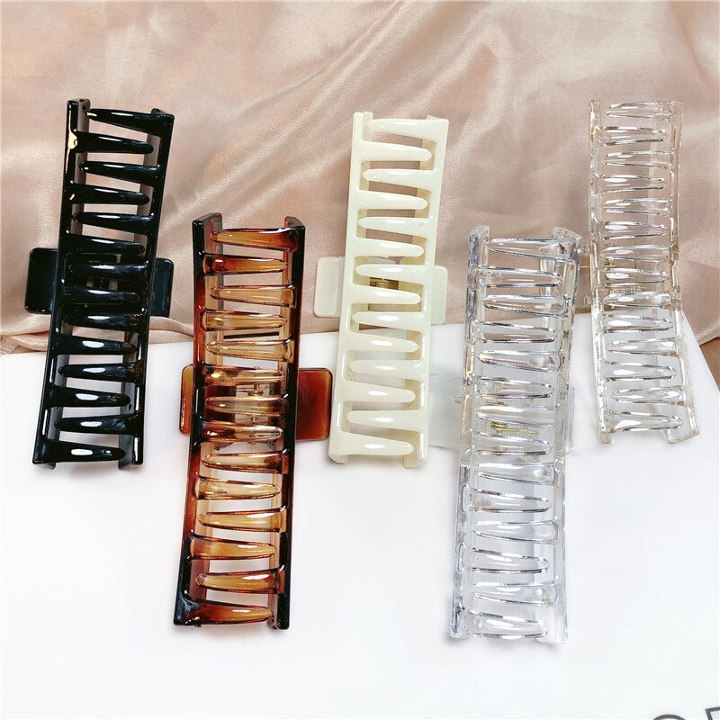 Koreaanse Grote Barrette Krab Haar Klauwen Bad Haar Klauw Paardenstaart Clip Grote Haarspeldjes Klauw Clip Haar Clip Krab Voor vrouwen Haar Clips