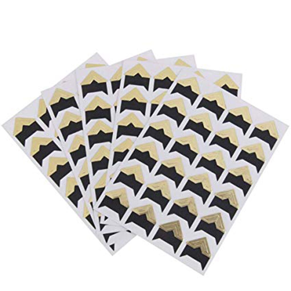 5 Sheets/Set Photo Corners Self Adhesive Photo Mounting Sticker Paper Corner Stickers Scrapbooking Album Dairy: NO.2