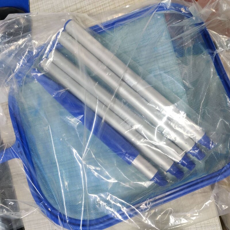 Pool Landing Net Pool Cleaning with Telescopic Pole Leaf Skimmer Net Leaf Net Scoop Leaves