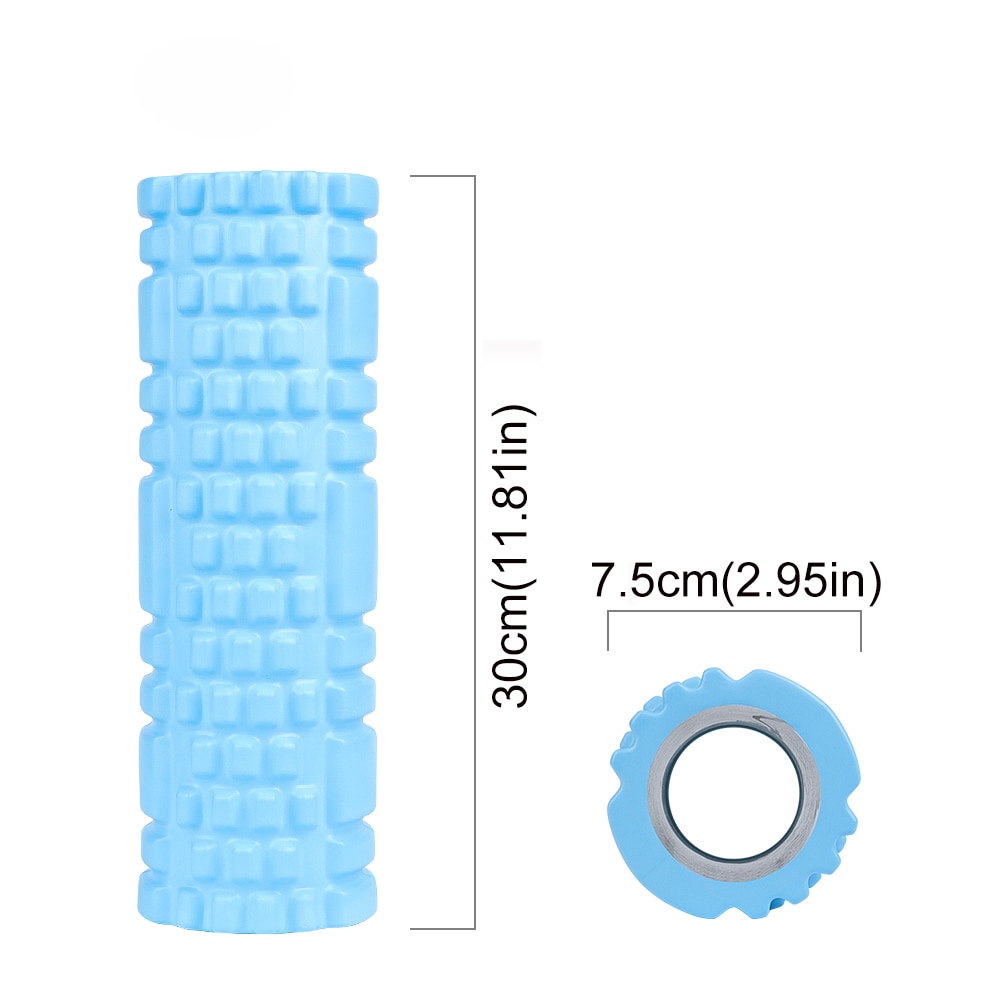 30cm Yoga Spalte Gym Fitness Foam Roller Pilates Yoga Übung Back Muscle Massage Roller Soft Yoga Block