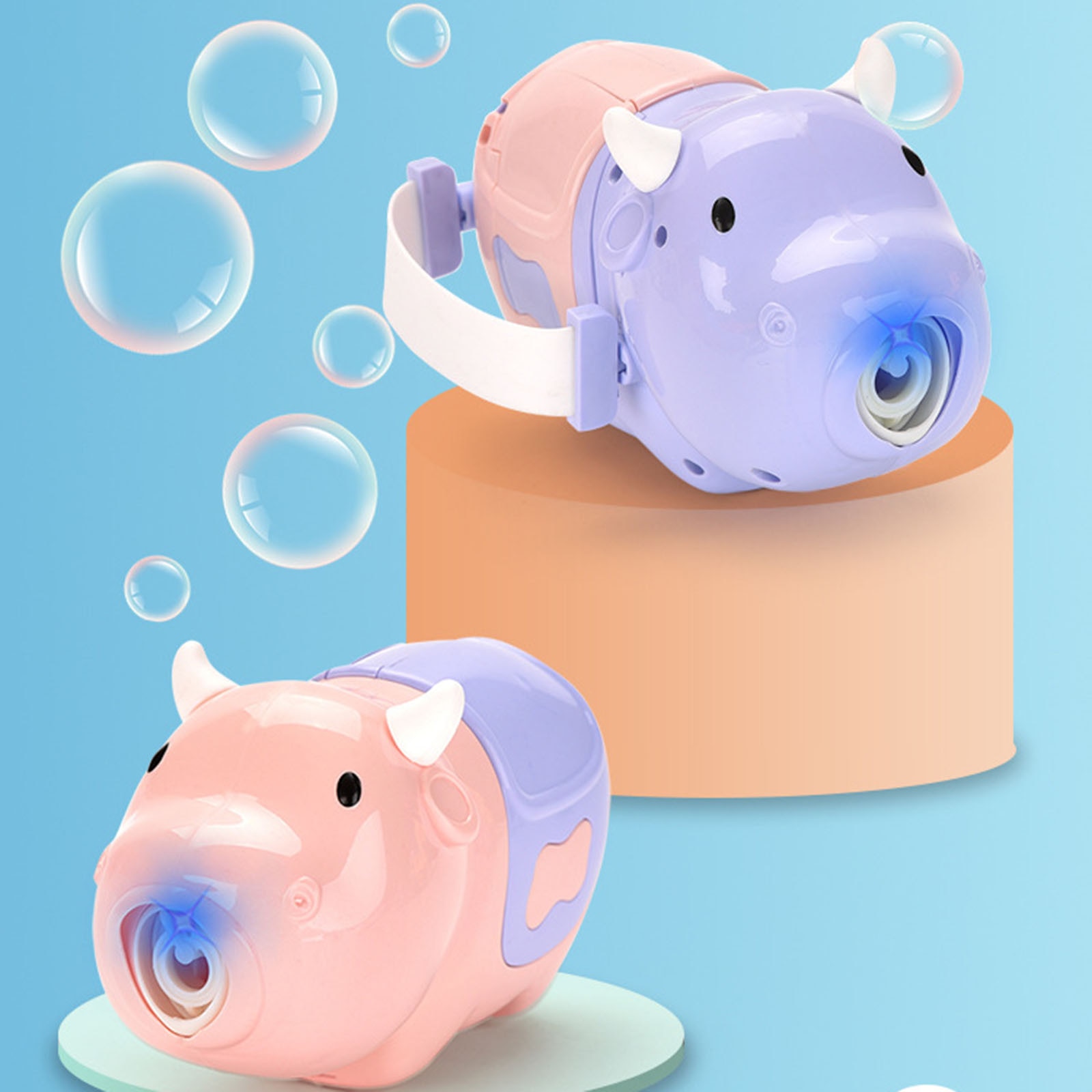 Bubble Machine Leuke Koe Automatische Bubble Machine Zeep Water Bubble Blower Muziek Outdoor Speelgoed Voor Kinderen Juguetes Brinquedos Speelgoed