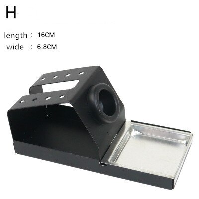 1pc Electric Soldering Iron Stand Holder Metal Support Station With Solder Sponge Soldering Iron Frame Small And Simple: H