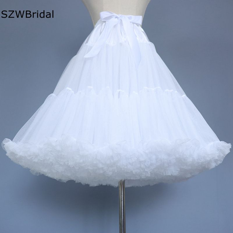 White Black Lolita dress skirt Petticoats 2022 Jupon lolita petticoat underskirt Falda Cerceau mariage