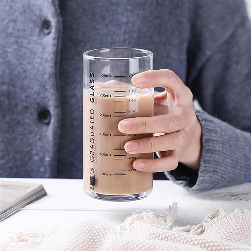 Verre à boire de 11.16oz verre à eau multi-usage | Verre à bille avec mesure