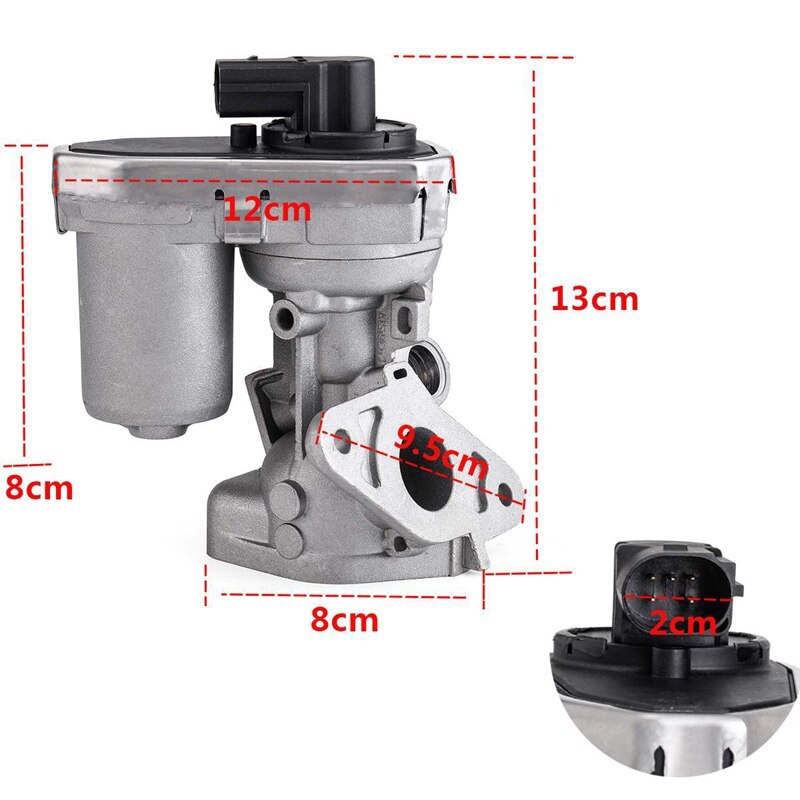 Egr venttiili 9659694780 pakokaasun kierrätysventtiili ford transit tourneo varten fiat ducato linja -autoalusta alusta 250 290 2