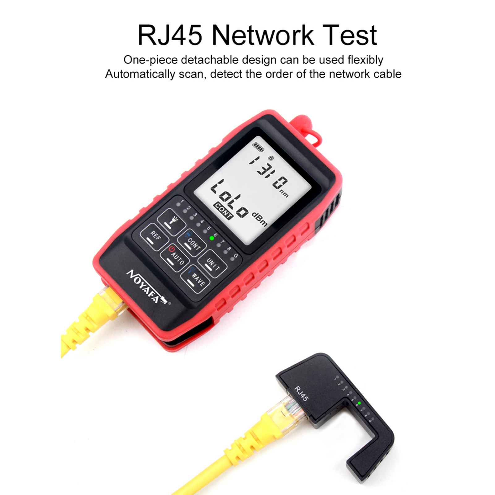NOYAFA Multifunction MINI Optical Power Meter OPM Visual Fault Locator Network Cable Test Optical Fiber Tester