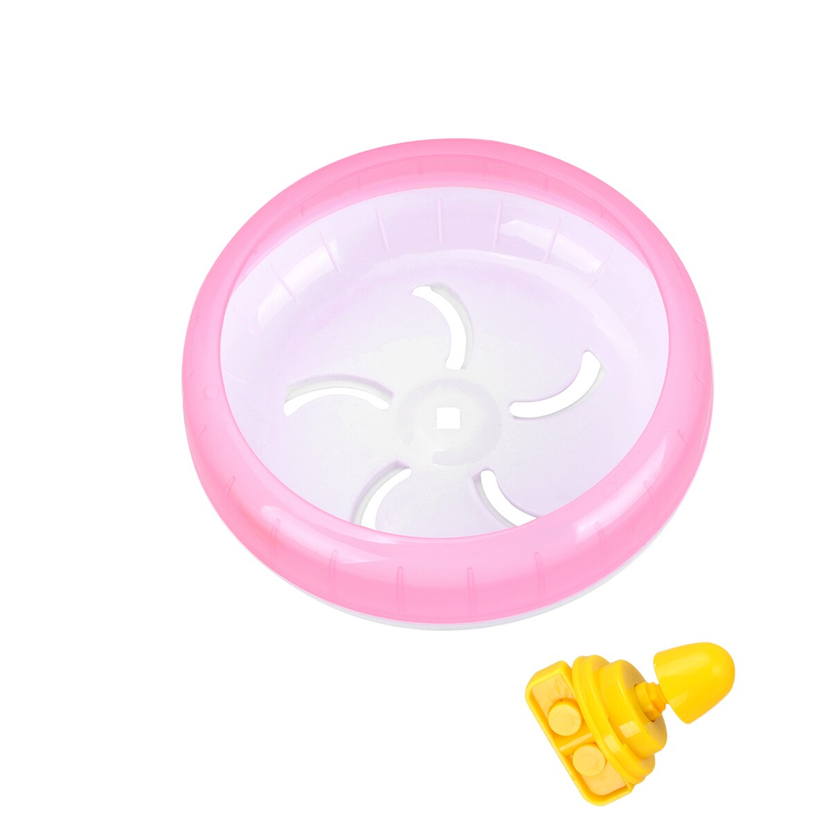 1Pc 14cm Multipurpose Wide Suitability Hamster Mice Gerbil Rat Exercise Wheel PP Run Disc Small Animal Pet)