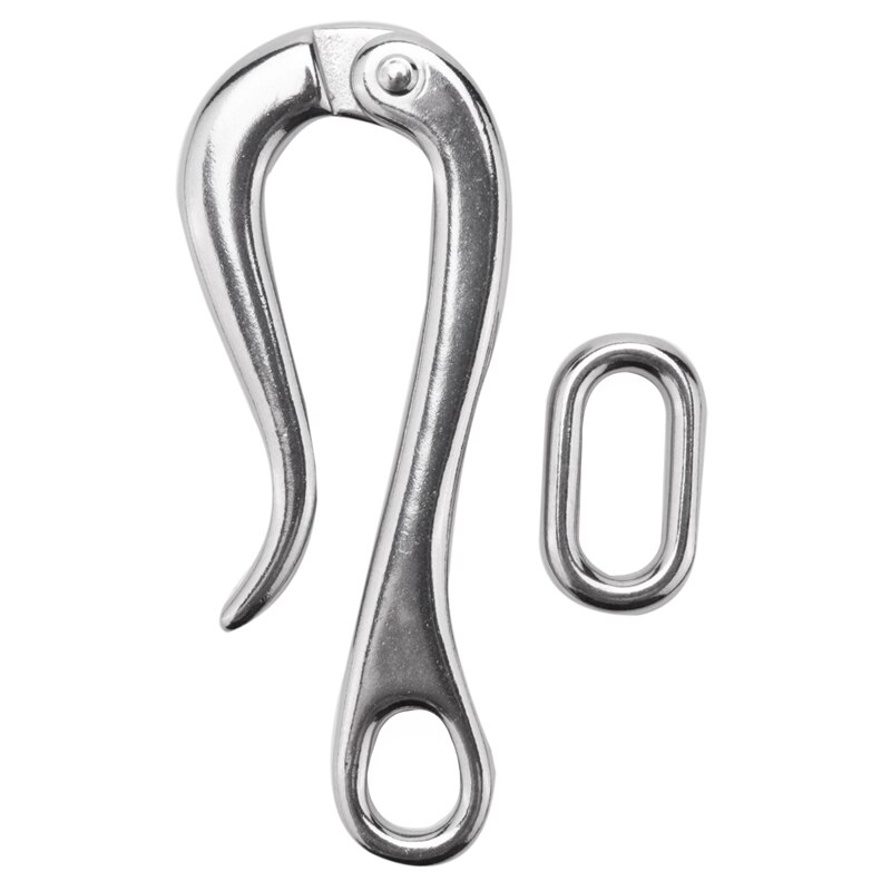 Hameçon Pelican en acier inoxydable 100, 316mm, avec attache à dégagement rapide, matériel pour bateau marin