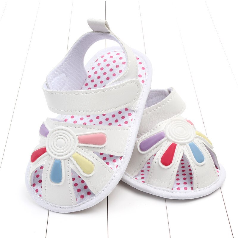 0-1 Jaar Oud Schattige Kleine Bloem Baby Sandalen Baby Schoenen Zachte Bodem Rubber Bodem baby Schoenen