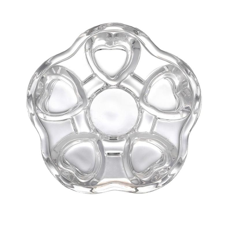 1pc glasbase tekande glasbase isoleret ovnbund rund form hjerteformet glasbase varmebase tekande bordskånere: Hjerte 14 x 14 x 5cm