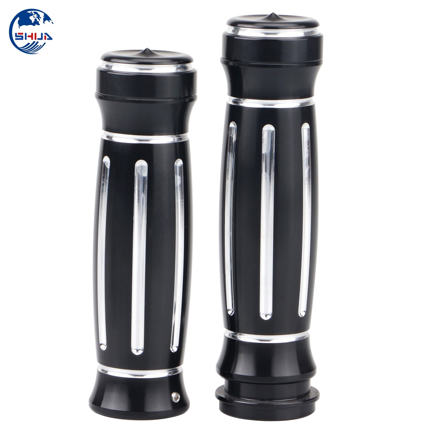 1'' Motorcycle Hand Grips Soft Touch Comfort Handle Grip CNC For Harley Touring Softail Electronic Throttle Handle Bar Grip