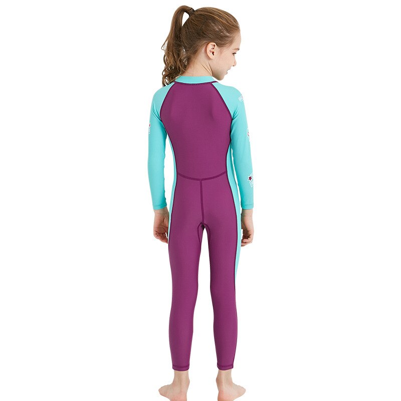 Child One-piece Diving Suit Surfing Wetsuit Kids Boys Girls Chilren Thermal Swimsuit Wetsuits for Diving Swimming Surfing