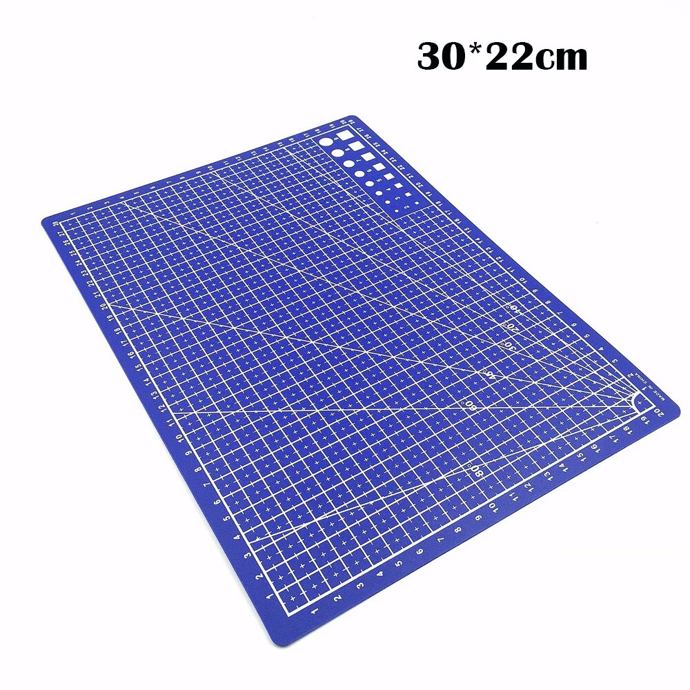 A4/A5 PVC Cutting Mat Pad Patchwork Cut Pad Durable Patchwork Tools DIY Handmade Self-healing Cutting Plate Art Tool Kits: A4 blue