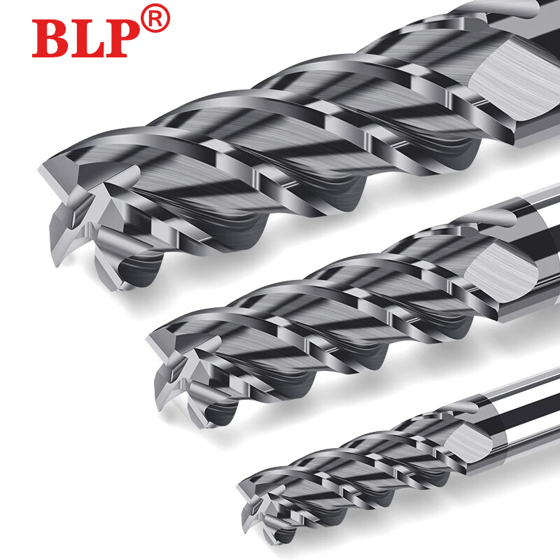 Herramienta de corte CNC de acero de tungsteno, fresa de extremo Hrc50, nano revestimiento de acero de tungsteno de 4 lados, fresa extendida al por mayor