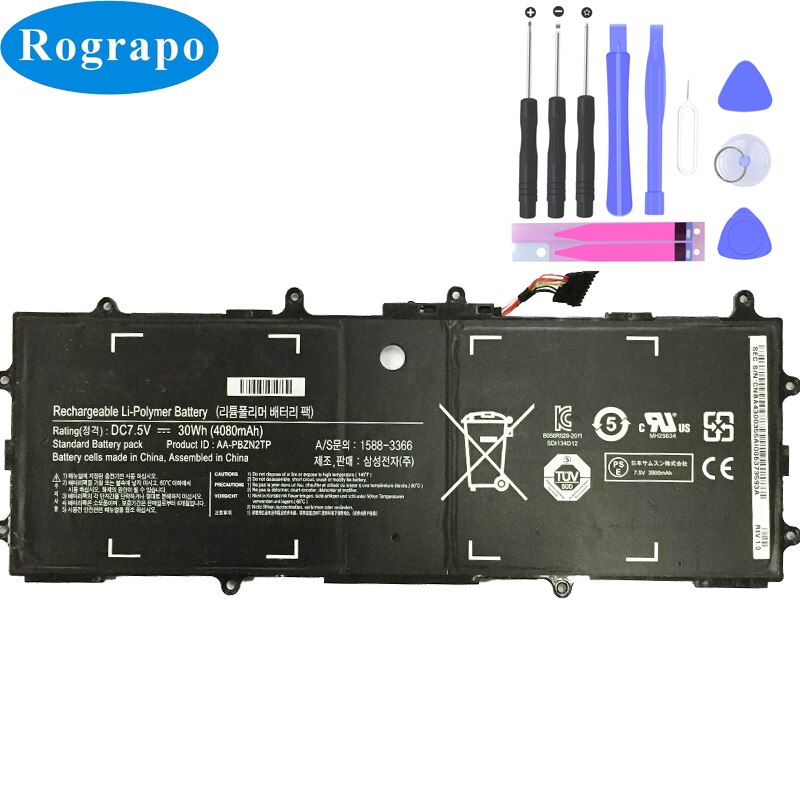 Nuovo AA-PBZN2TP Batteria per Samsung NP905S3G NP915S3G NP910S3G XE303C12 XE303C12-A01noi XE500T1C XE500C12 BA43-00355A Accumulatore