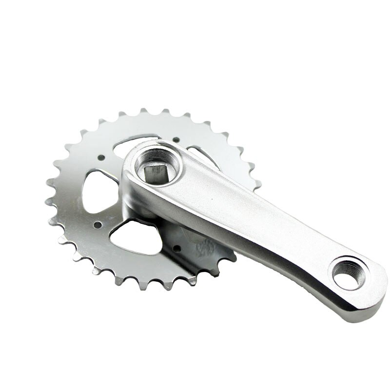 28T elektrische Rolle/freundlicher fahrrad kurbel Single Geschwindigkeit 102mm 114mm Aluminium legierung platz See Kettenblatt kettenblatt
