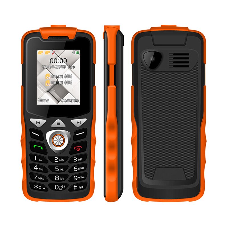 Unlocked 2G Gsm Drukknop Sleutel Mobiel Functie Mobiele Telefoon Led Zaklamp Dual Sim-kaart Senior Uniwa W2026 Hebreeuws toetsenbord