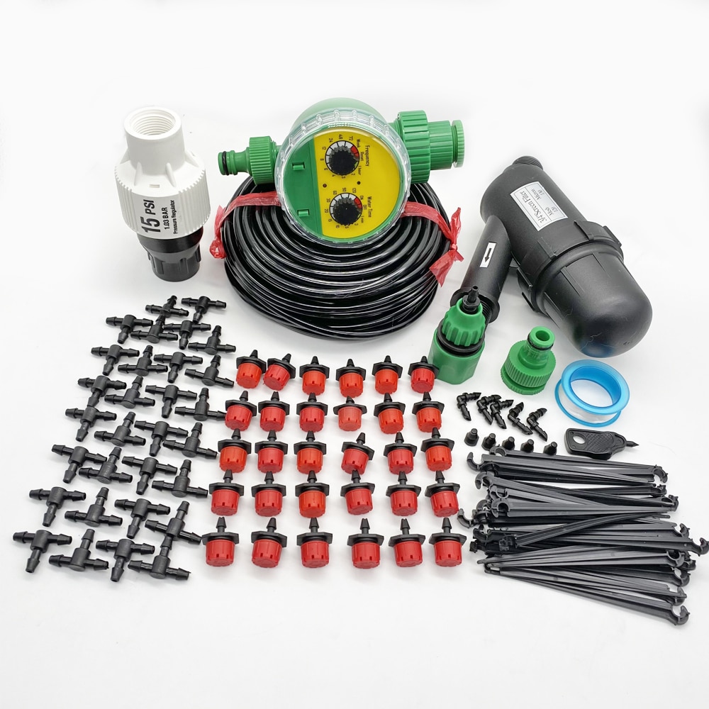 20M Smart Garden Watering Sysytem Automatic Self Drip Irrigation System For Greenhouse Plant Watering Kit Timer
