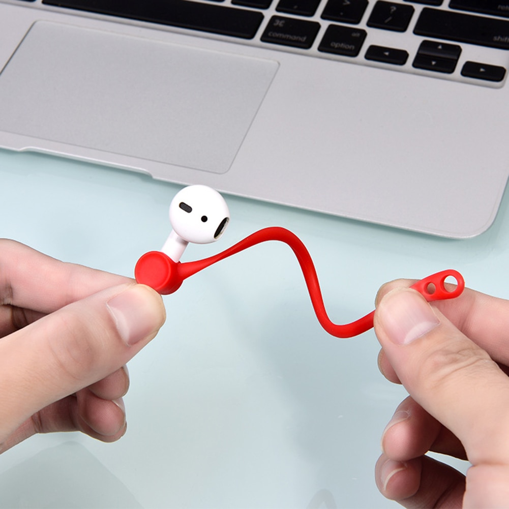 Mini auriculares Bluetooth anticaída 2 uds., ganchos para los auriculares, soporte para airpods 1 2