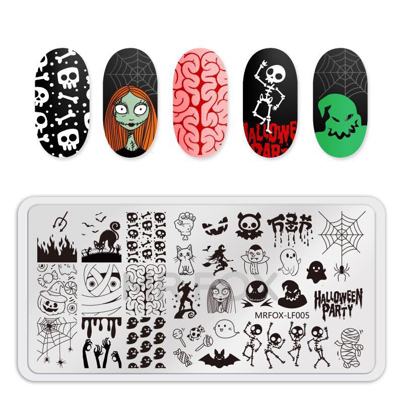 1 Uds. Placas de estampado de uñas de serpiente, plantillas rectangulares, placa de imagen de sello para decoración de uñas, herramientas de impresión de uñas de acero inoxidable para manicura