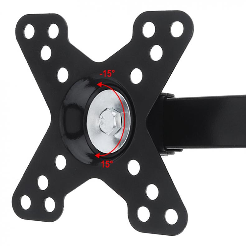 Support mural TV universel, 10KG, panneau plat, 30 degrés, pour écran LCD LED 14-27 pouces