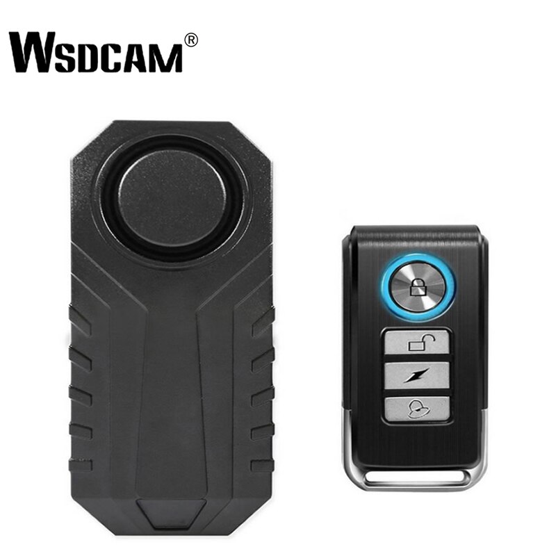 Wsdcam Waterdichte Afstandsbediening Bike Motorcycle Elektrische Auto Voertuig Veiligheid Anti Verloren Herinneren Trillingen Waarschuwing Alarm Sensor