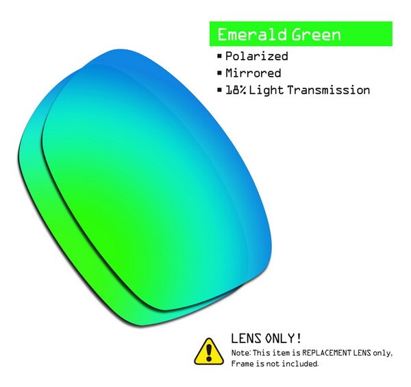 SmartVLT Polarized Replacement Lenses for Oakley Jupiter Squared Sunglasses - Multiple Options: Green-ShieldCoat