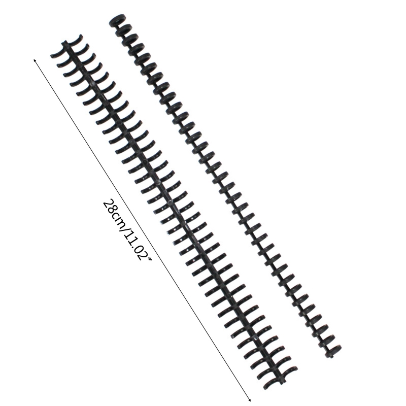 5Pcs 30 Gaten Boek Ring Loose Leaf Binder Spiral Ringen Binding Coil Stekels Plastic Notebook Binder Spiraal Coils Voor diy