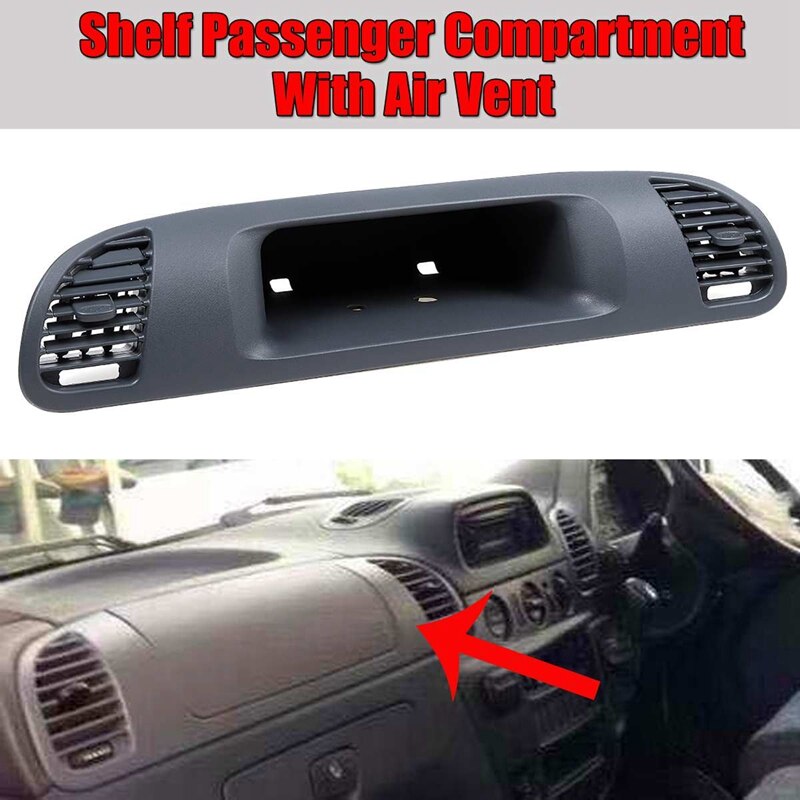 Car Shelf Passenger Compartment with Air Vent Hood for Mercedes for Benz Sprinter Cdi 1999-2006 Instrument Panel Outlet 90168016
