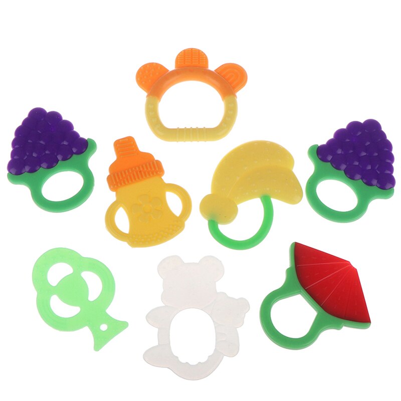 4pz impostato Del bambino infantile Del bambino Dentizione Giocattoli Sicuro Massaggiagengive impostato giocattoli per bambini