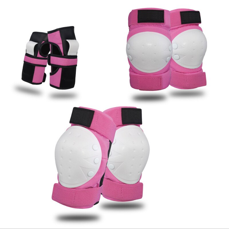 Kids Adult 7pcs/set Skating Protective Gear Elbow Knee Pads Helmet Skateboard Ice Skating Roller Knee Protector Sports Safe