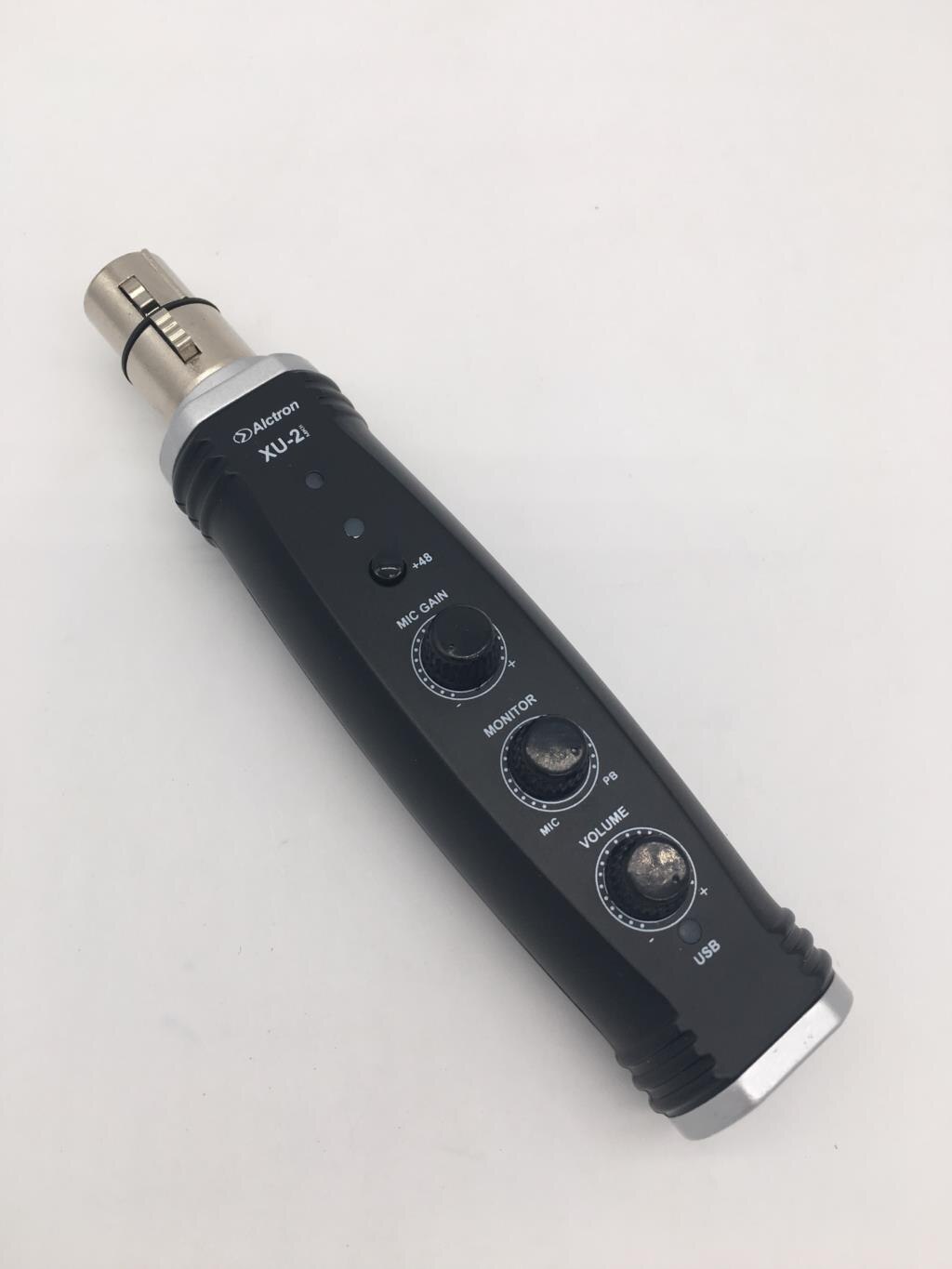 Alctron XU-2 MKII USB Converter XLR To USB Microphone Pre-amp,Computer Audio Interface,Digital Audio Converter With Power Supply