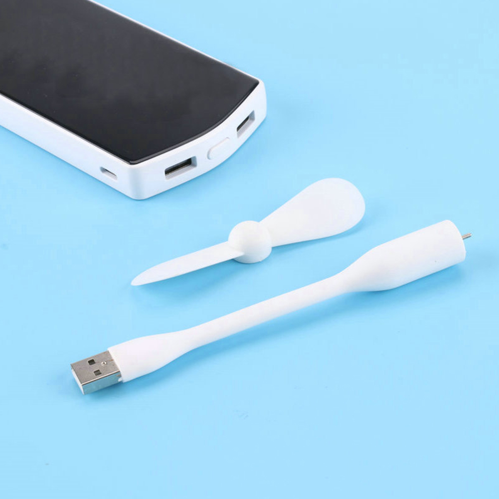 Powerful Mini Portable For Computer Notebook Flexible Office Ultra Silent Gadgets Power Bank Summer USB Fan Pocket Travel