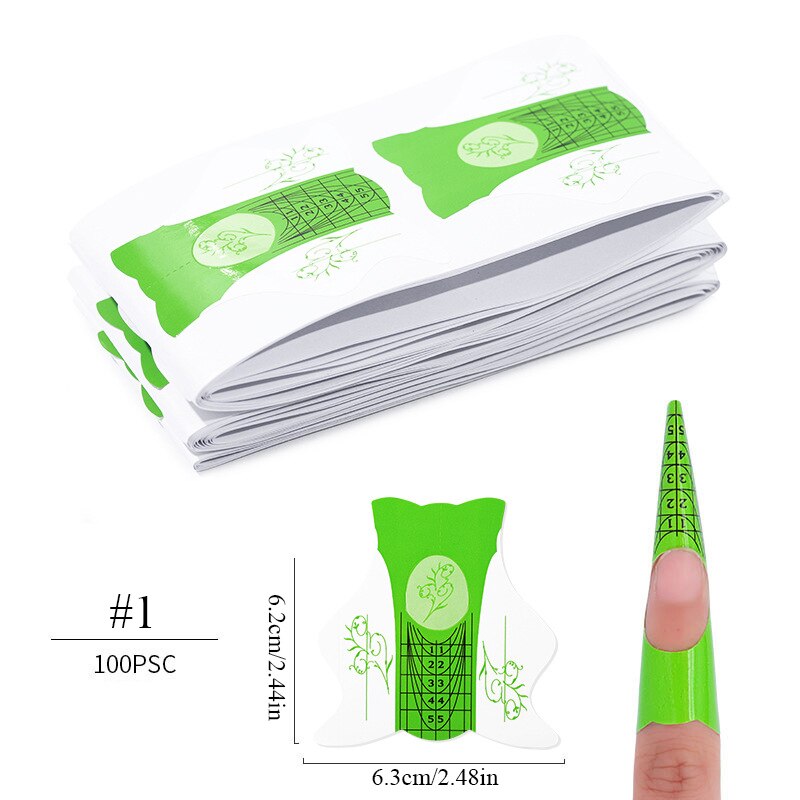 Künstliche Fingernägel 120 Stück – 12 Größen, Transparent – Für Acryl & UV-Gel, Wiederverwendbar