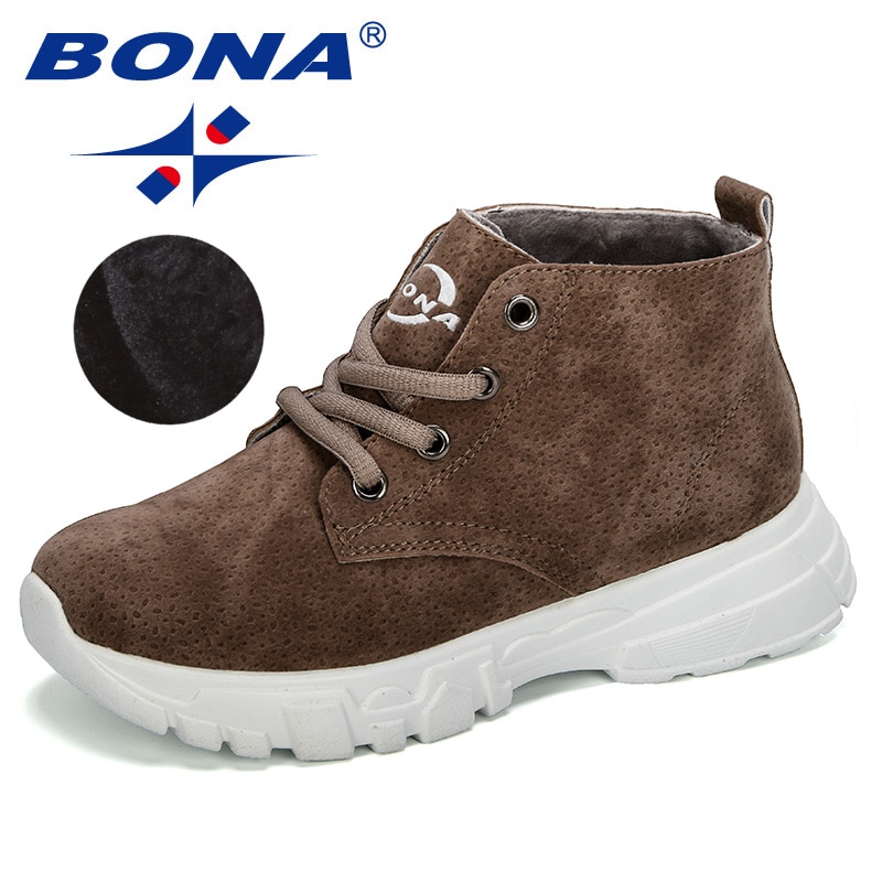 BONA – chaussures de Sport pour enfants, bottes d'hiver de styliste pour garçons et filles, baskets de pour l'extérieur, à la ,
