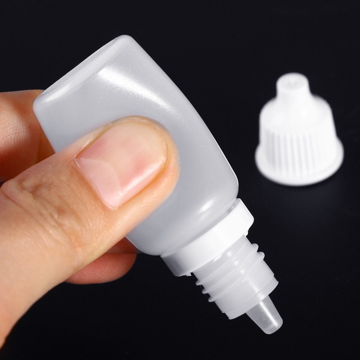 10 stuks 5/10ml lege plastic knijpflesjes druppelflesjes oogdruppelflesjes navulbare flesjes kleine flesjes