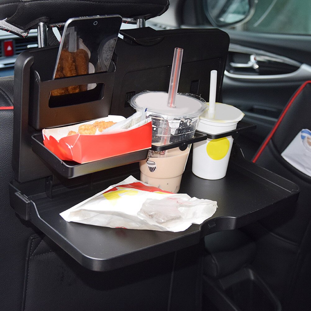 Stabiel Folding Auto Voedsel Lade Eettafel Bekerhouder Universal Car Seat Terug Pallet Opbergen Opruimen Accessaries
