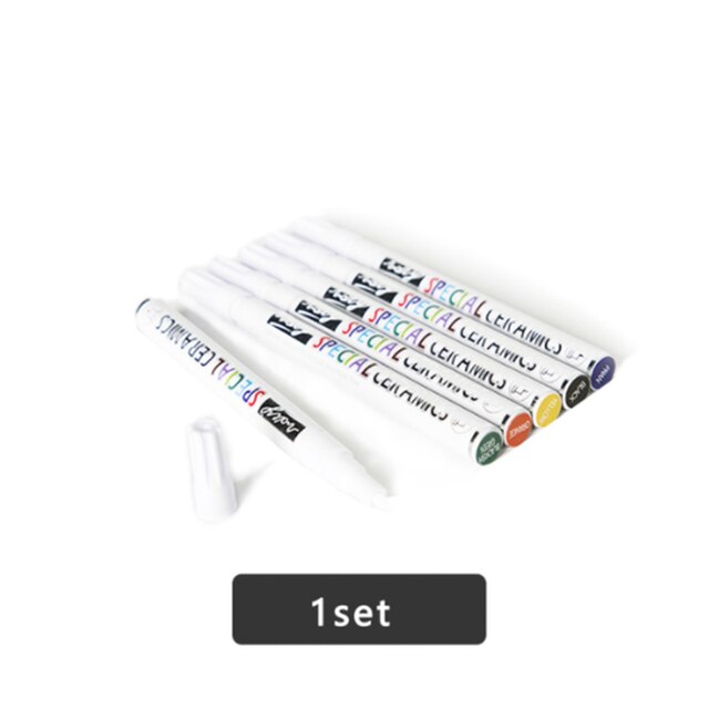 Pottery Tools Pottery Art Underglaze Marker Pen Pigment Ceramic Underglaze DIY Special Needel Pen Painting Craft 6-Color: 6-color