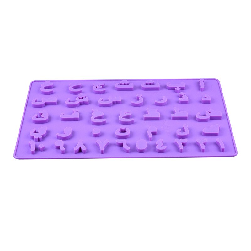 Arabische alfabet siliconen mal fondant chocolade letters mal taart suiker ambacht bakvorm taart decoratie gereedschap