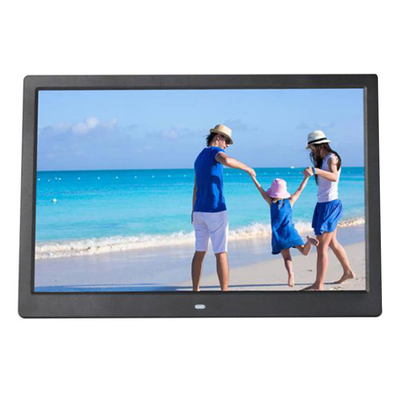 -Digital Picture Frame, 12 Inch Digital Photo Frame With Wireless Remote Control, Support SD Card/USB EU PLUG