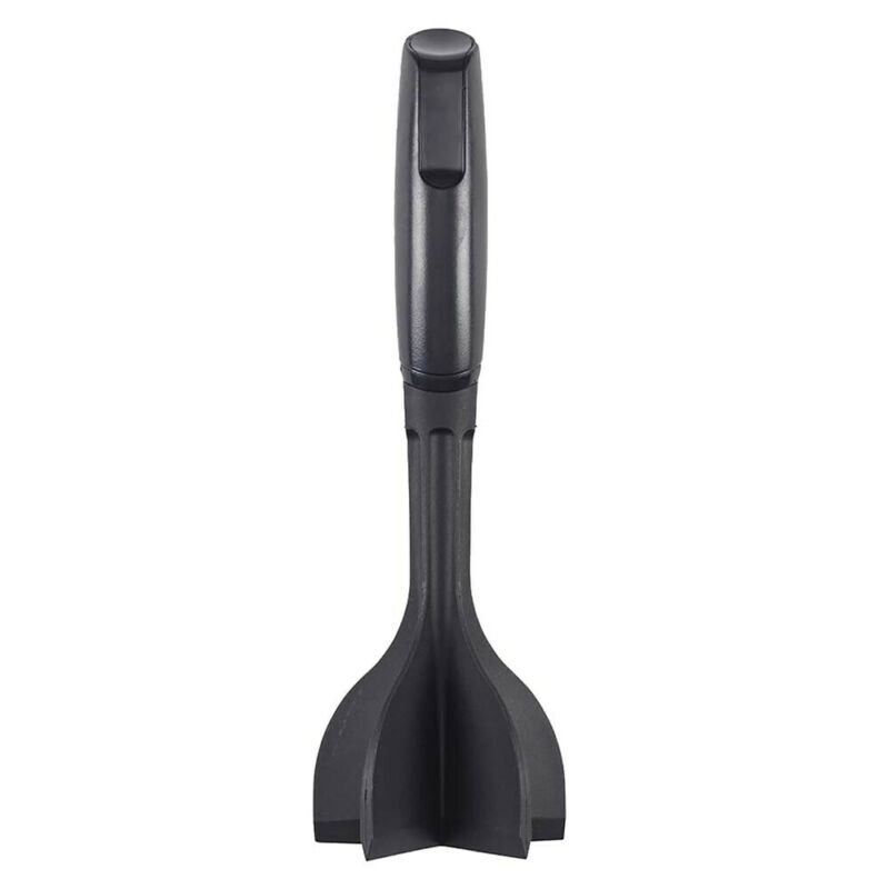 Soft Grip Ground Beef Meat Chopper Masher Home Stirring Rod Meat Cutter Tools UK: Black