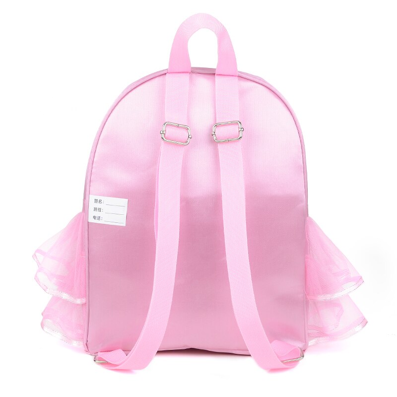 Rosa Spitze Mädchen tanzen Tasche für Mädchen tanzen Ballett Tasche Für Mädchen Baby freundlicher Ballerina Tasche Kind Gymnastik Bestickt Rucksack