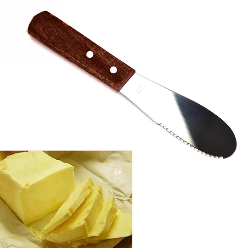 Spridare kökstillbehör frukostverktyg ostspatel rostfri smörkniv